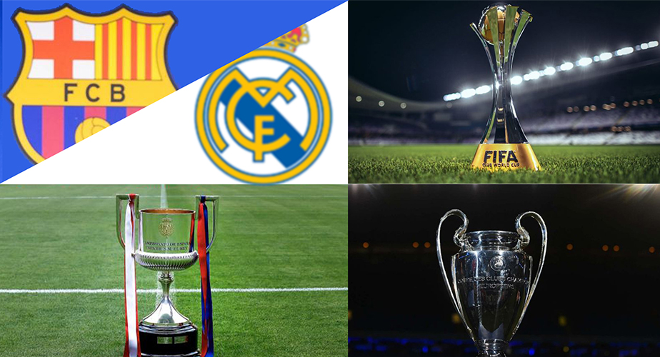 レアル・マドリードとバルセロナ、それぞれの優勝経験回数は