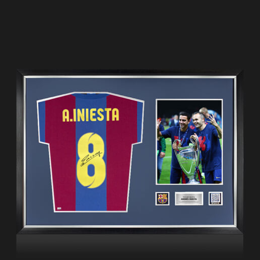 アンドレス イニエスタ サイン入り ユニフォーム バルセロナ Chou Medama Waku ウェア Hiddencitysecrets Com Au