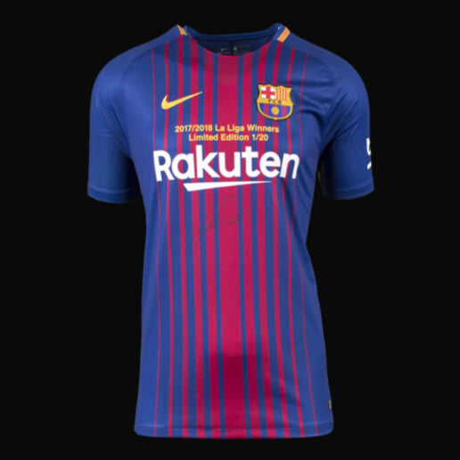 L メッシ 直筆サイン入りfcバルセロナ ユニフォーム 腕章 セット
