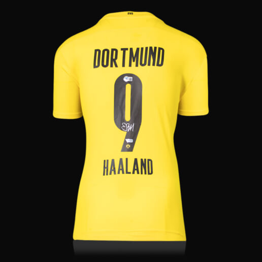 ハーランド直筆サイン入りボルシア ドルトムント ユニフォーム 21